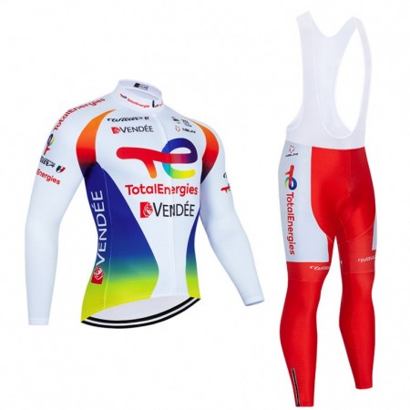 Tenue Maillot M/L + Collant à Bretelles 2021 Team TotalEnergies N003